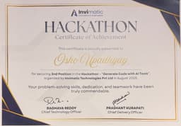 AI Hackathon - 2nd Position π